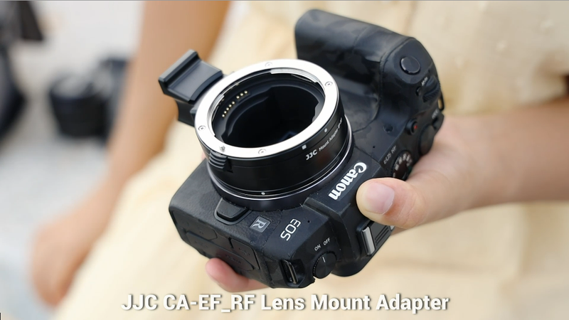 EF-EOS R Auto Focus Lens Mount Adapter for Canon EF EF-S to RF R50 Adapter Black