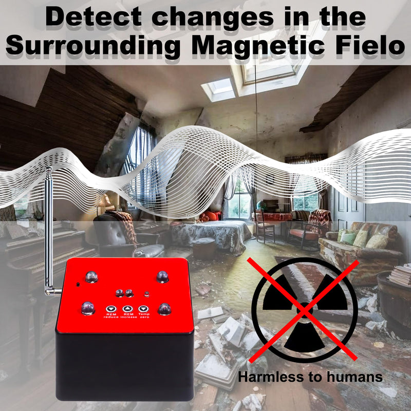 Professional Ghost Hunting Equipment : Precise EMF & Temp - Deviation Detectors. Perfect for Dedicated Paranormal Seekers. Ghostlight Included.