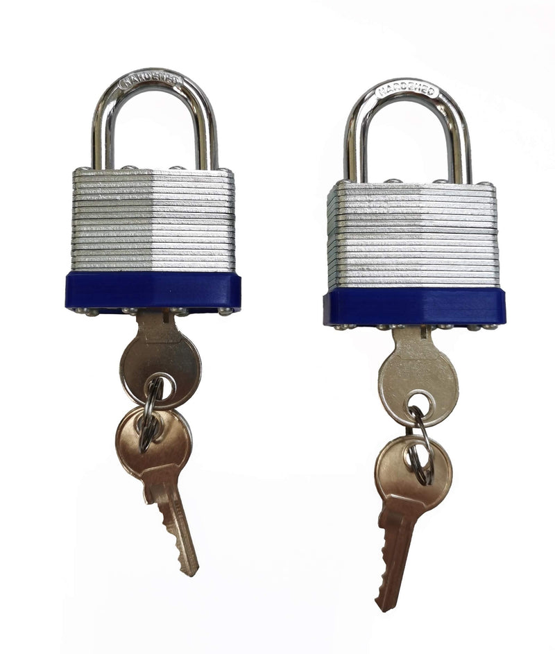 [Australia - AusPower] - Laminated Steel Key Lock, 1-9/16 in. Wide Body, 2 Padlocks Keyed Alike 1-9/16 in. 2 Pack 