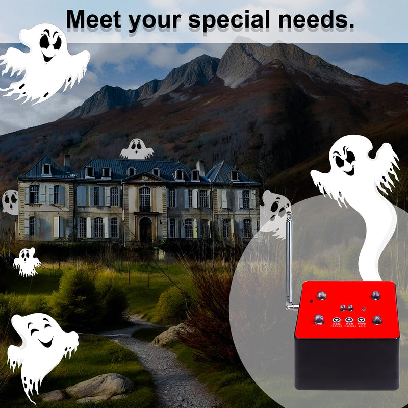 Professional Ghost Hunting Equipment : Precise EMF & Temp - Deviation Detectors. Perfect for Dedicated Paranormal Seekers. Ghostlight Included.