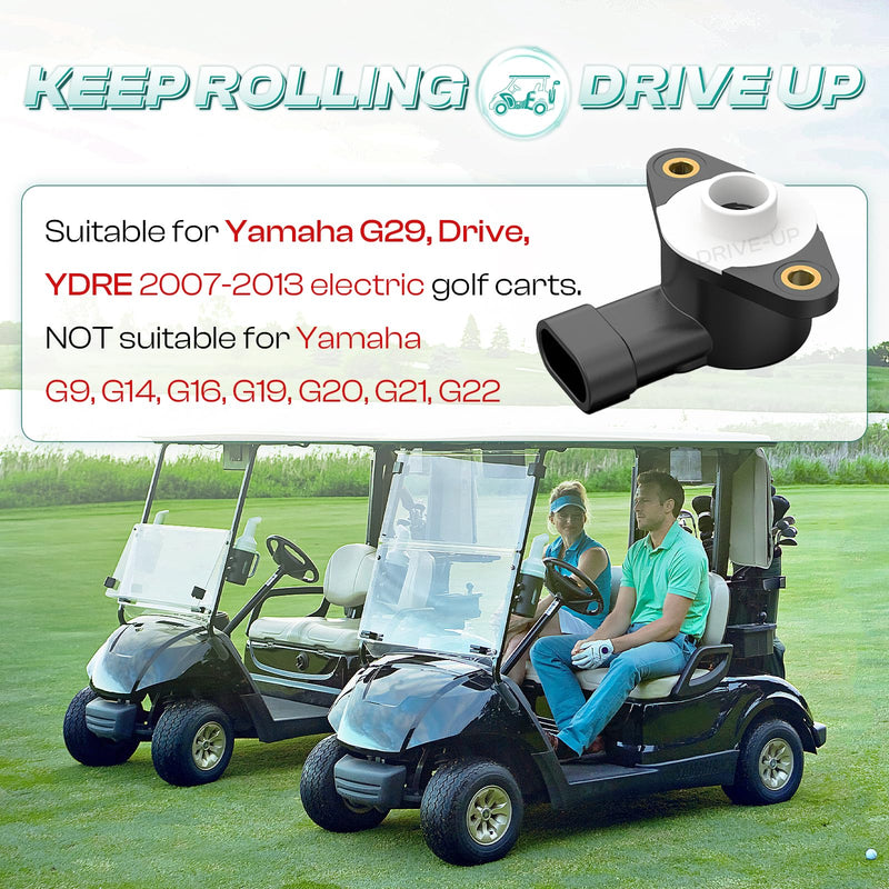 DRIVE UP Golf Cart Throttle Position Sensor Accelerator Fits for Yamaha G29 YDRE 2007-2013 Golf Carts, OEM JW2-H5885-00