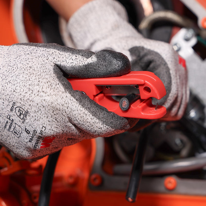 [Australia - AusPower] - iCrimp ICP-240 Cable Stripper for AWG 12 to 4/0 Round Cables, Radial Wire Stripper with 2 Extra Blades 