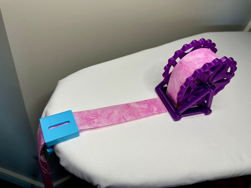 [Australia - AusPower] - Third Hand Binding Folder Clip and Binding Wheel for Quilting and Sewing by Purple Hobbies, Making It Easier to Create Binding and Store. (Purple Binding Wheel ) Purple Binding Wheel 