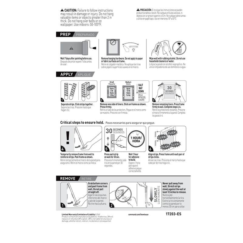 Command Picture Hanging Strips Variety Pack, Damage Free Hanging Picture Hangers, No Tools Wall Hanging Strips for Living Spaces, White, 10 Small Pairs and 8 Medium Pairs(36 Strips) Small & Medium