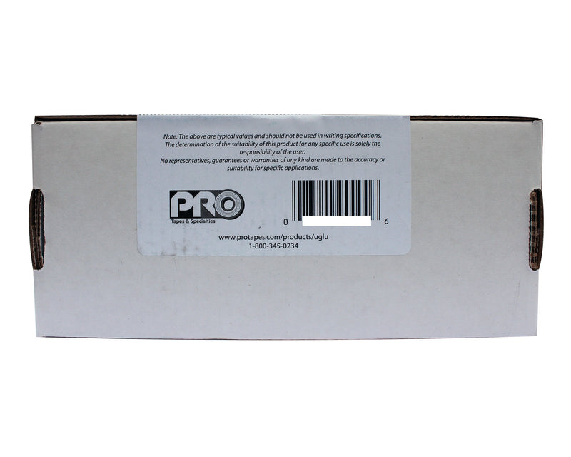 Pro Tapes U-Gl Uglu U 1" X 3" Adhesive Adheisive Strip, Clear, UGLU900