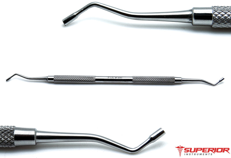 [Australia - AusPower] - Dental Amalgam Filling Smooth Plugger 720-1, 721-2, 722-3, 723-4 Double Ended 1.2mm/1.5mm, 1.9mm/2.2mm, 2.4mm/2.7mm, 2.8mm/3.1mm Restorative 4 Pieces Instruments 