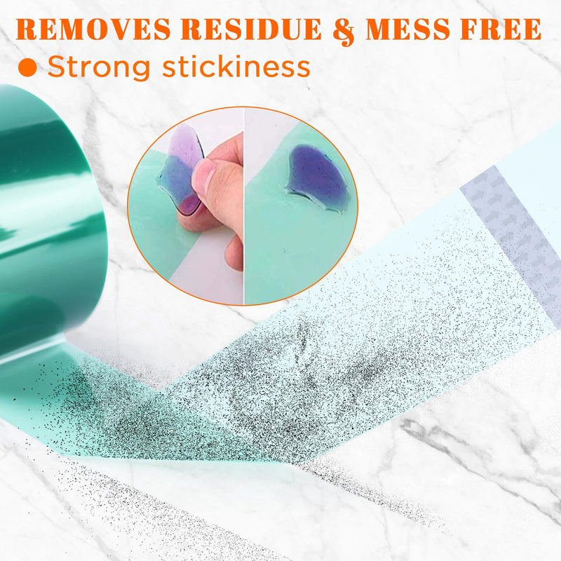 2 Rolls 108 FT Resin Tape for Epoxy Resin Molding, Silicone Thermal Adhesive Tape, High Temperature Resistance Epoxy Release Tape for River Tables Hollow Frame Bezels Craft Pendant