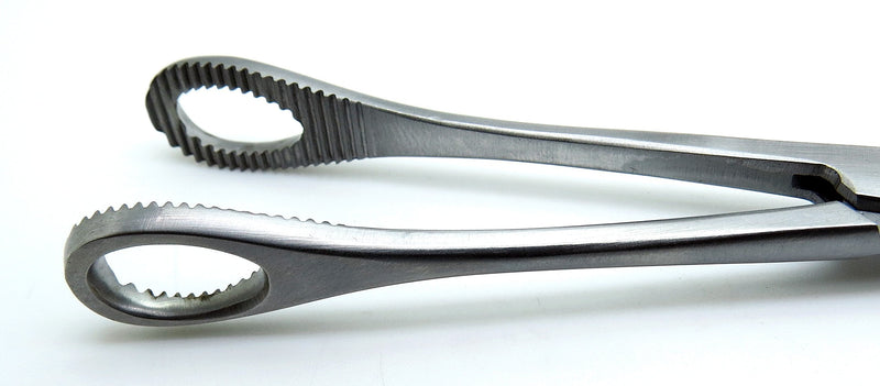 Foerster Sponge Forceps 12" Straight Serrated Surgical Holding Veterinary Instruments