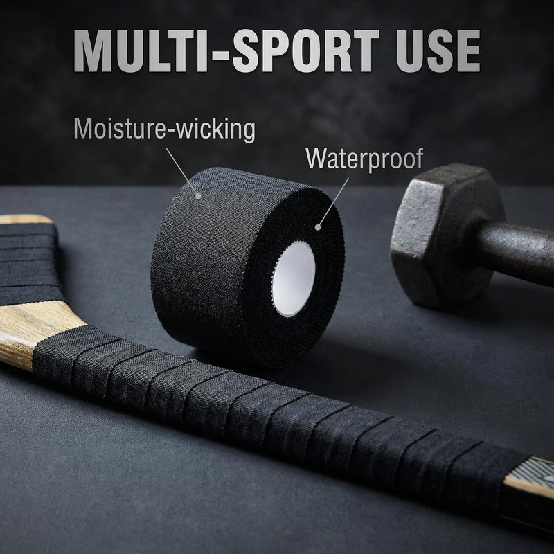 Tactical Tape 2 Pack Gun Grip Tape 1.5" Non-Reflective Multipurpose Wrap Tape for Rifles, ShotgunsGun, Magazine, Tactical Geer, Sport Handle, Gardening Tools