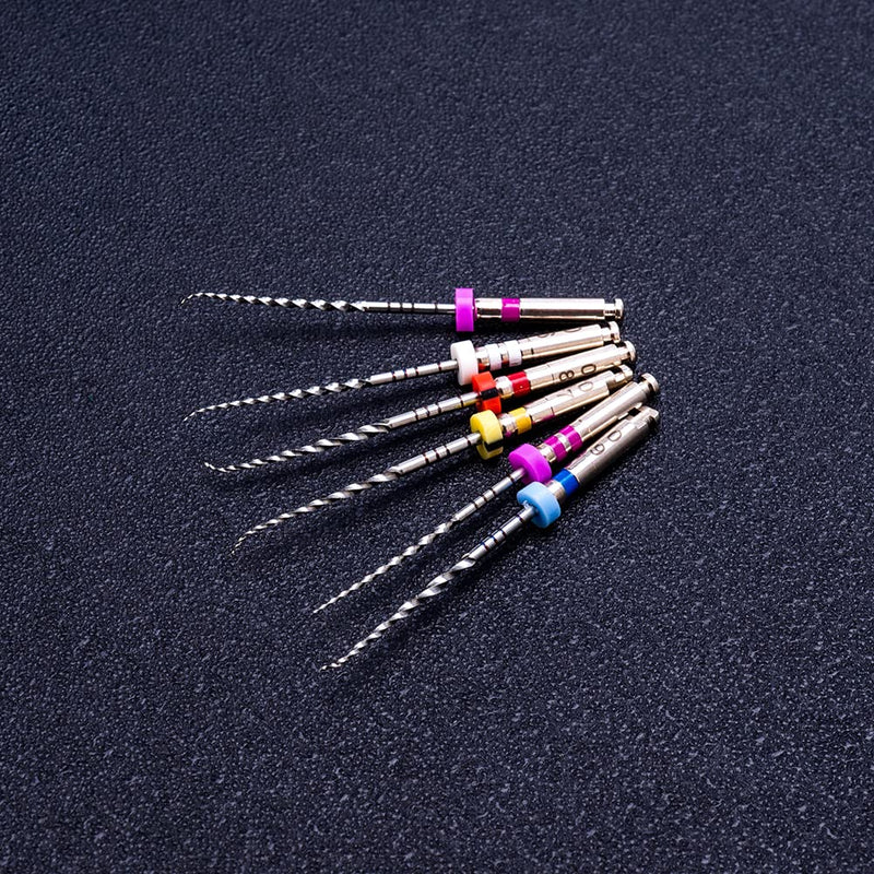 [Australia - AusPower] - Dental Endo Files 6PCS X-Corn Endodontic Niti Rotary Files 25MM for Root Canal Treatment 