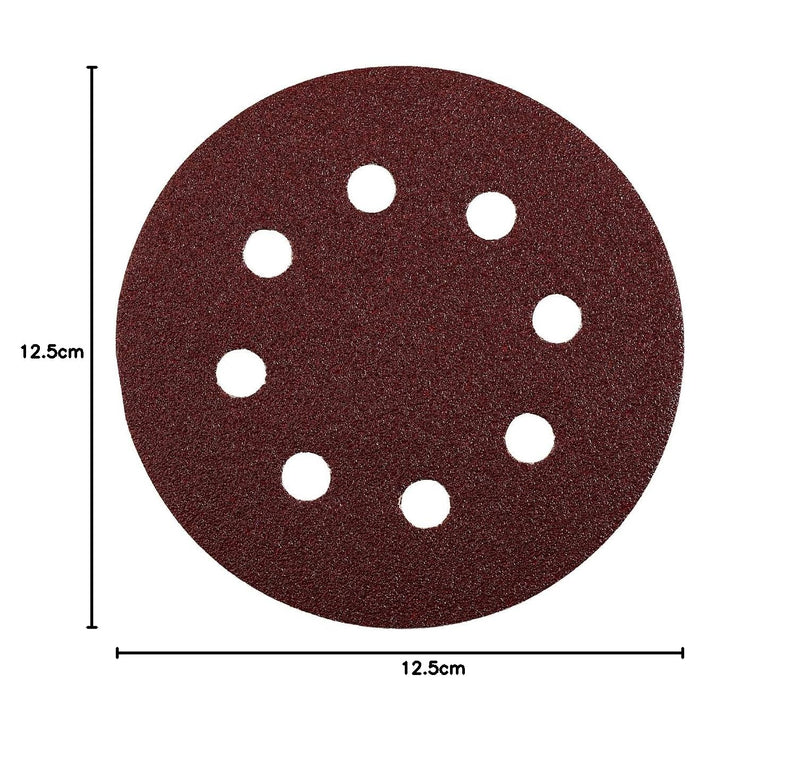 [Australia - AusPower] - kwb Sanding Disc Diameter 125 mm Made of Corundum in 60, 120, 180 Grits, Tool-free Change, High-Quality Resin Gluing and Reinforced Paper Carrier for Wood and Metal Scheiben - Sparpack Diameter: 125 mm Mixed 
