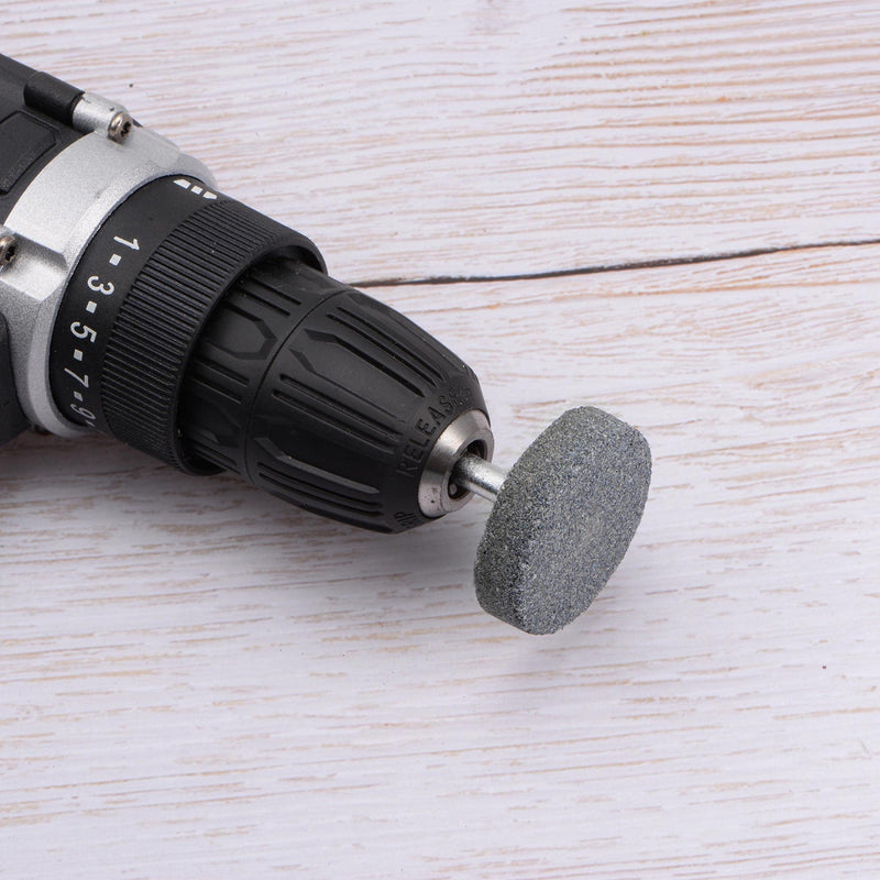 [Australia - AusPower] - uxcell 3pcs Mounted Grinding Stone 1/4" Shank 1.5-inch Dia Corundum Grinding Wheel Polishing Head for Rotary Tool 3 