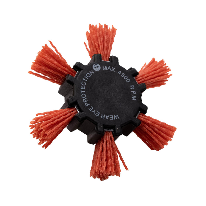 [Australia - AusPower] - Century Drill and Tool 77341 Coarse Nylon Flap Brush, 4-Inch (80 Grit) 4" Coarse 