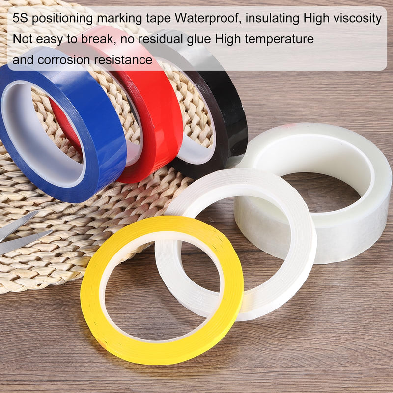 uxcell 1 Rolls Yellow 1.02 Inch x 72 Yards Polyester Film Electrical Tape PET Tape High Temperature Heat Resistant Tape for Transformer Motor Wire 5S Positioning Logo,26mm x 66m