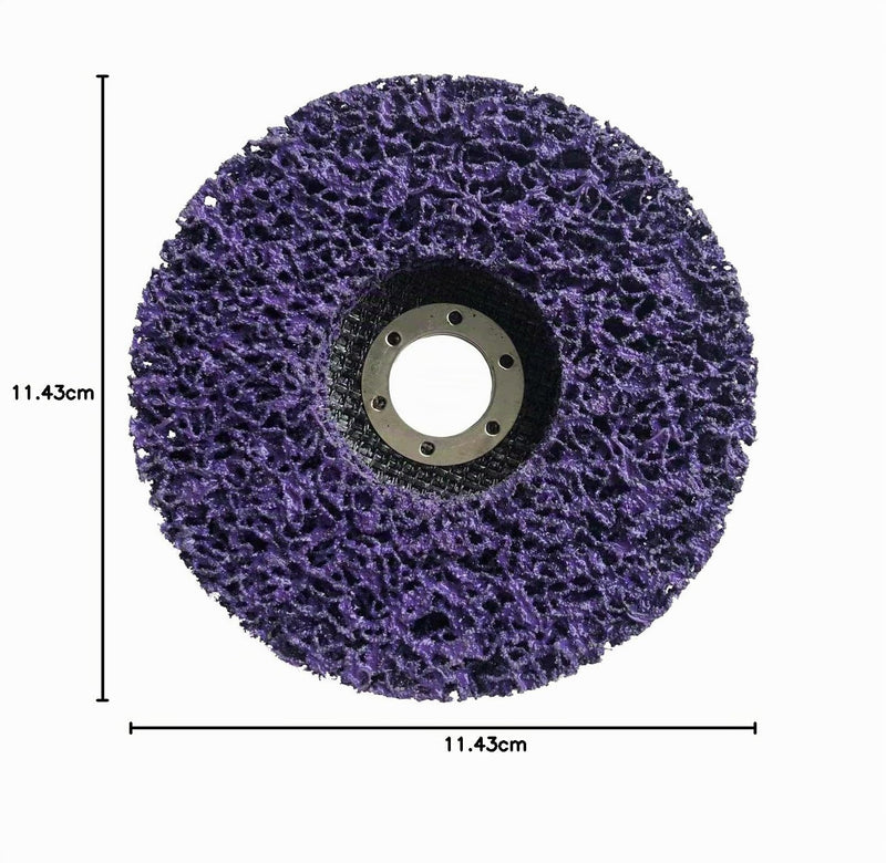 GOODWAY Cleaning Discs Set │ 5 Pieces Mix │ CSD Sanding Discs Diameter 125 mm │ Coarse Cleaning Discs for Rust Removal, Welds & Surface Cleaning │ Removes Paint, Paint, Oxidation & Rust