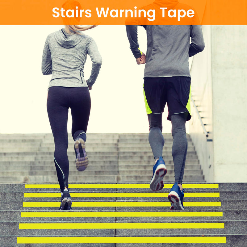 TAPEBEAR Floor Tape Yellow Vinyl Tape 2" x 36 yds, Floor Caution Marking Dance Splicing Tape Safety Warning Stripe Abrasion-Proof Waterproof for Gym, Warehouse, Traffic Signage, Color Coding 2" x 36Yards