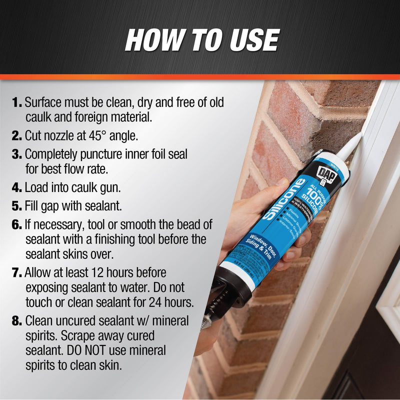 [Australia - AusPower] - Dap 08642 9.8 fl oz Dow Corning® Black Silicone Sealant 