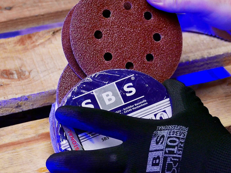 [Australia - AusPower] - SBS Velcro Sanding Discs, Diameter 125 mm, Various Grits, Choice of 50 Pieces Korn 240 