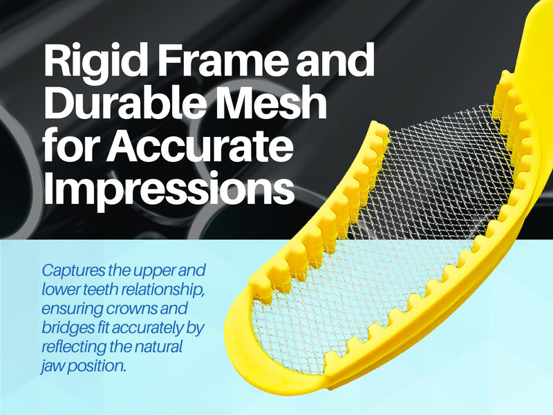 [Australia - AusPower] - Artman Instruments 35 Quadrant Dental Bite Registration Impression Trays, Impression Trays for Teeth Molds 1 Box of 35 Bite Trays 