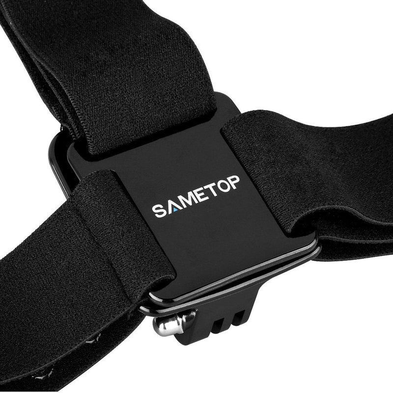 [Australia - AusPower] - Sametop Head Strap Mount Compatible with GoPro Hero 12, 11, 10, 9, 8, Hero 7 Black, 7 Silver, 7 White, Hero 6, 5, 4, Session, 3+, 3, 2, 1, Hero (2018), Fusion, Max, DJI Osmo Action Cameras 