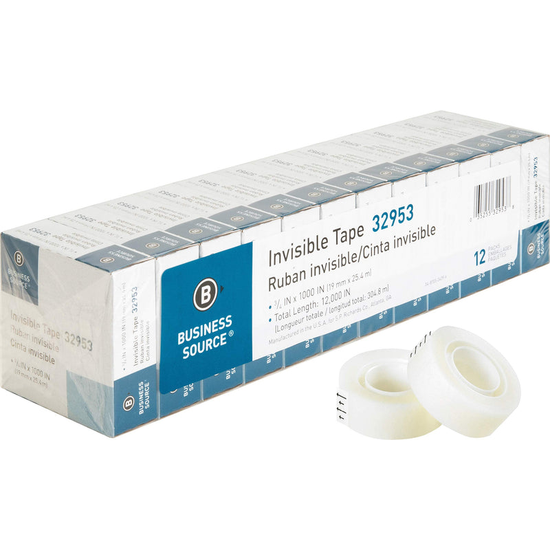 Business Source Premium Invisible Tape Value Pack Pack of 1