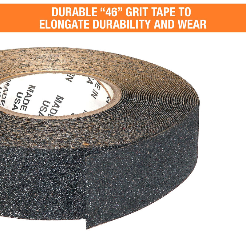 Buyers Products AST215 Anti-Skid Tape, 2" x 15', Traction Tape for Stairs, Grip Tape for Steps
