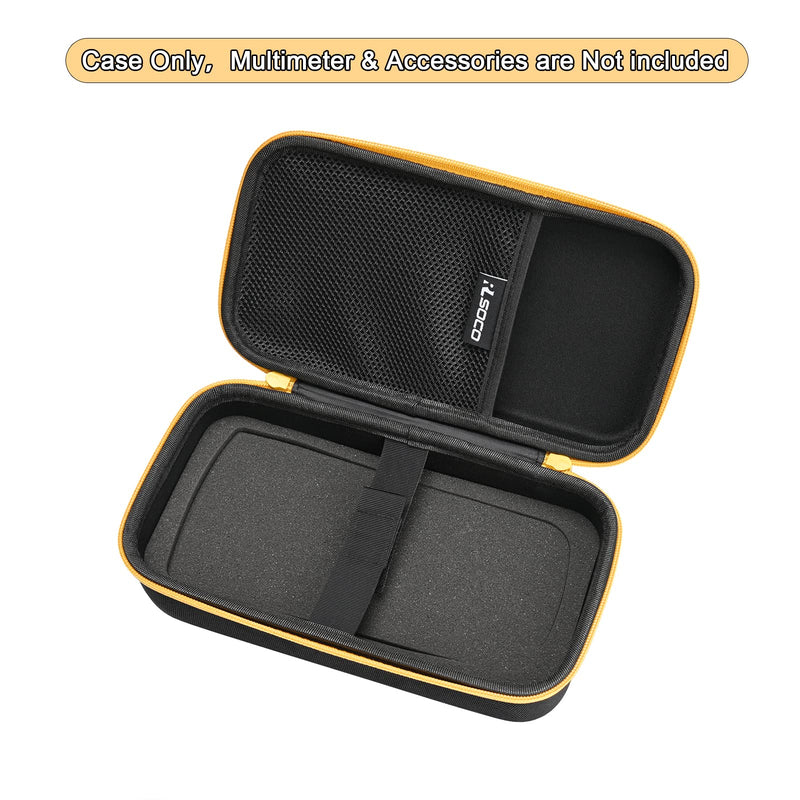 [Australia - AusPower] - RLSOCO Hard Case for Fluke A283FC Wireless AC/DC Current Clamp & Fluke 283FC/28 II/187/189 & Greenlee DM-820A True-RMS Wireless Multimeter (Case Only) 