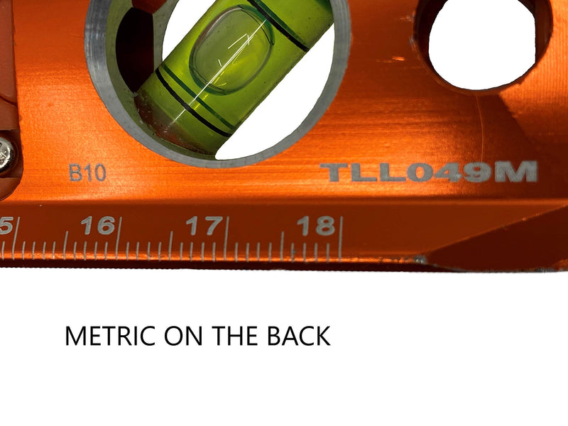 [Australia - AusPower] - Swanson Tool Co TLL049M Savage Lightning Aluminum Torpedo Magnetic Illuminated Levels, 9", 3 Vials 9" 9" Illuminated Magnetic 
