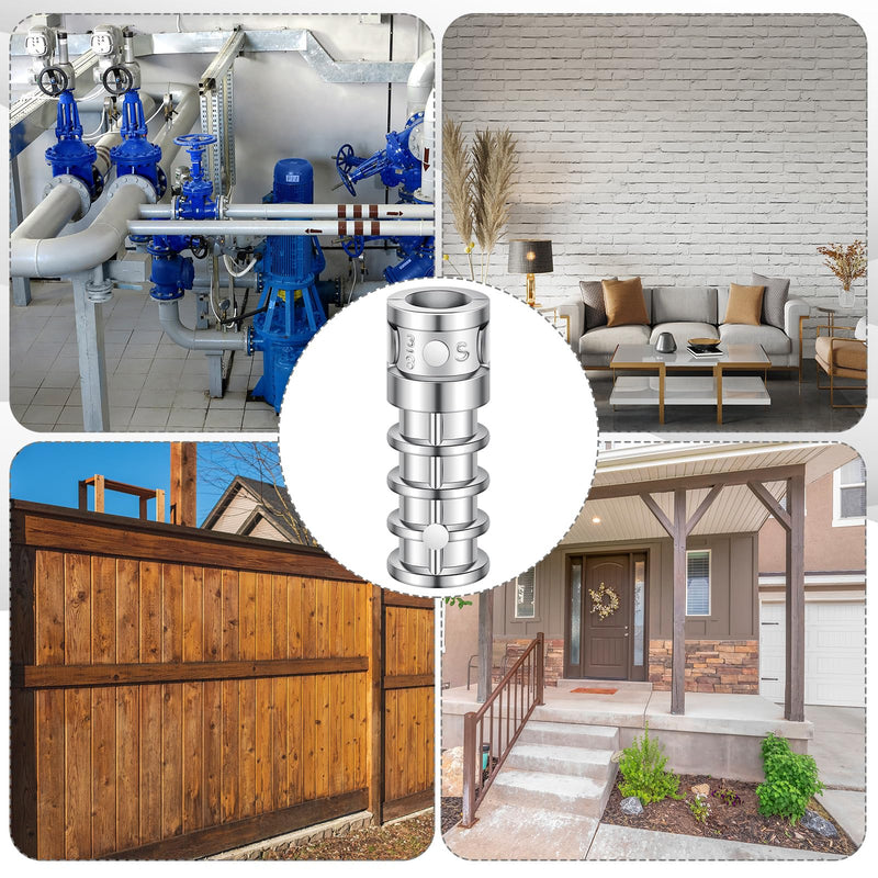[Australia - AusPower] - 25 Pcs 3/8 x 1-3/4" Lag Shield Concrete Anchors Short Lag Screw Cinder Block Masonry Anchors Hole, Zinc Alloy 