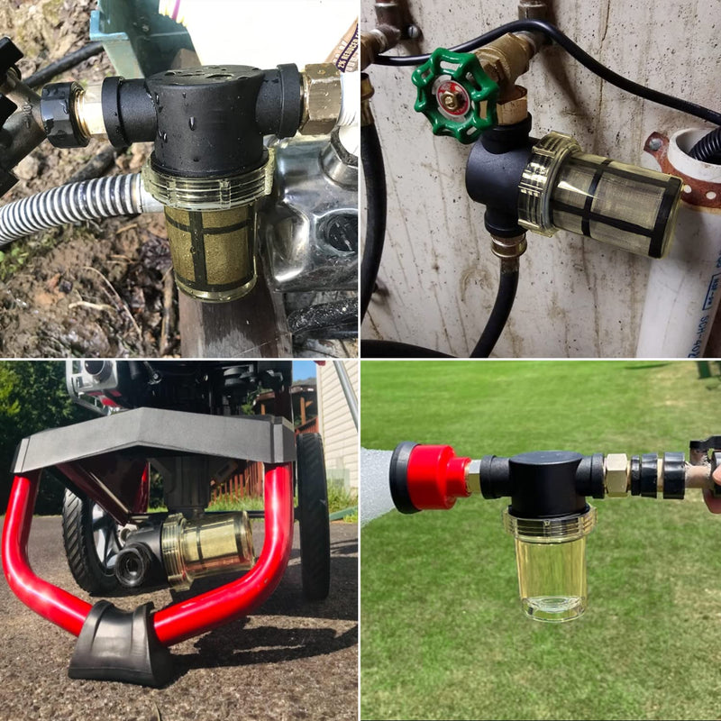 [Australia - AusPower] - 3/4" Female NPT in-Line Strainer with 100 mesh Stainless Steel Filter Screen (3/4“ 100 Mesh) 3/4“ 100 Mesh 