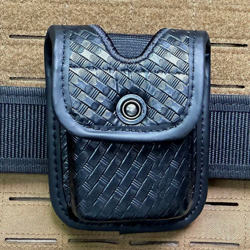 ROCOTACTICAL Basketweave Pager/Glove Pouch, Molded Latex Glove Pouch for Duty Belt