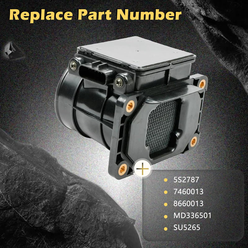 [Australia - AusPower] - Mass Air Flow Sensors Meter MAF 2.4L 3.0L compatible with Chrysler 2001-2005 Sebring - for Dodge 2001-2005 Stratus - 2000-2005 Eclipse - for Mitsubishi 1999-2003 Galant Montero Sport Replaces MD336501 