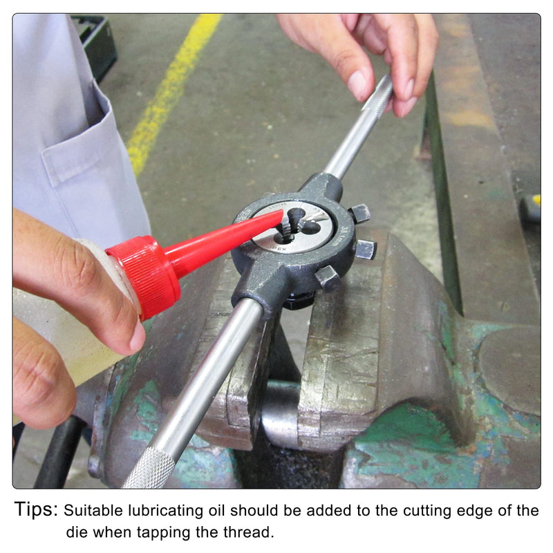 [Australia - AusPower] - sourcing map Metric Round Die Machines Left Hand Thread Alloy Tool Steel M10 x 1 Pack of 2 