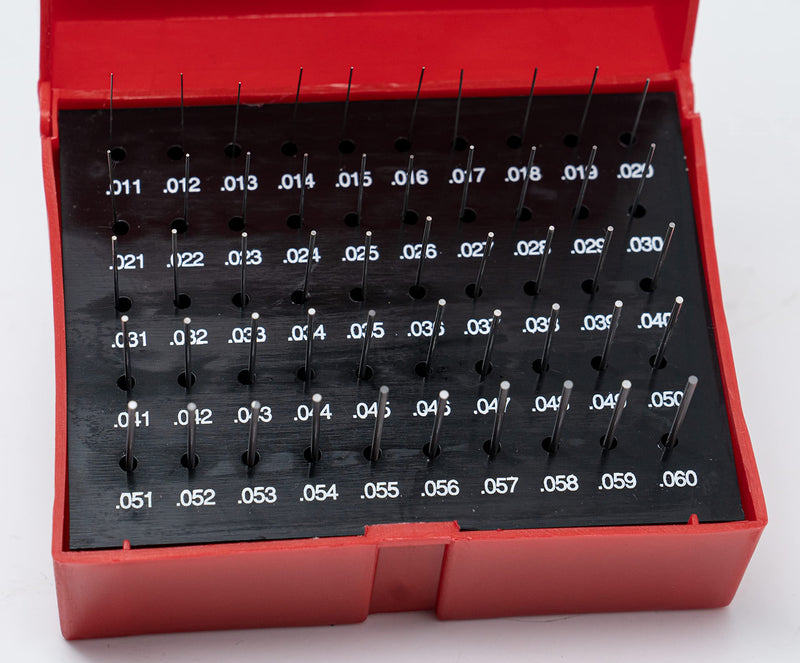 [Australia - AusPower] - Steel PIN GAGE Set Plastic CASE (PIN-M0-50) PIN-M0-50 