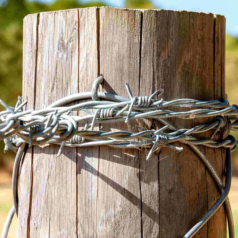 [Australia - AusPower] - 200 PCS Steel Wire Fencing Staples, Galvanized U-Shaped Fence Staple Nails, Heavy Duty Fasteners Staples Nails for Wire Mesh and Woven Fencing 