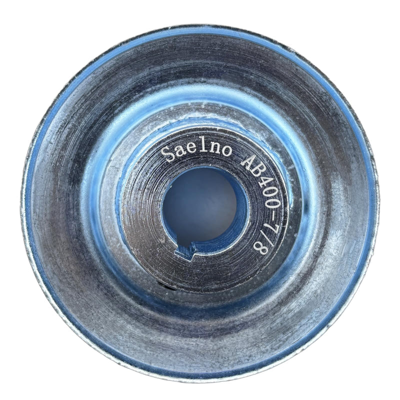 [Australia - AusPower] - AB400-7/8 Single Groove Web Sheaves, v Belt Pulley 4" OD 7/8 inch bore,Motor Pulley Carbon Steel for A B 5L 4L V-Belts 