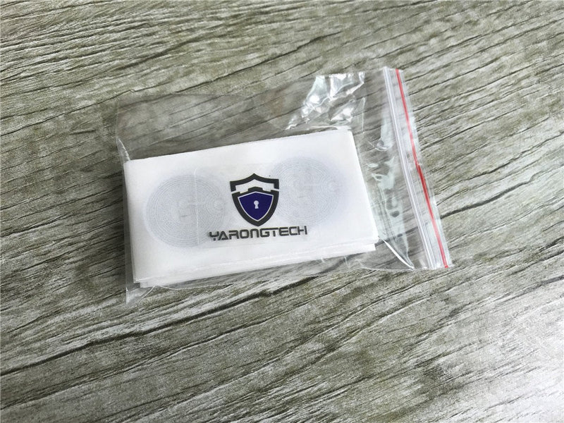 [Australia - AusPower] - YARONGTECH RFID sticker tag 13.56mhz Round 25mm adhesive back -50pcs Diameter 25mm 