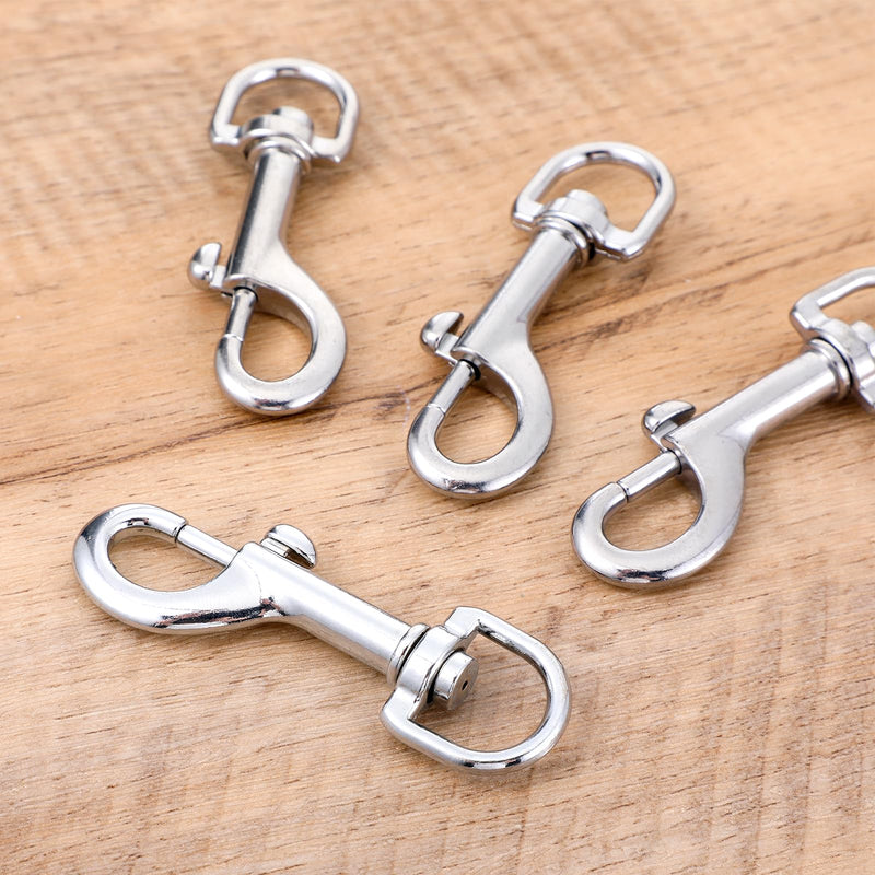 [Australia - AusPower] - 30 Pcs Swivel Snap Hooks for Dog Leash, 2.8" Heavy Duty Dog Leash Clips, Pet Buckle Trigger Clip Clasp Single Ended Swivel Clip Multipurpose Bolt Snap for Keychain Camera Strap Flag Hooks Clasp 