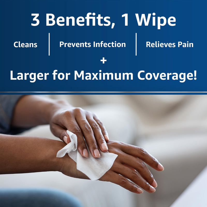 [Australia - AusPower] - Dermoplast Wound Wipes Medicated First Aid Cloths, Analgesic & Antiseptic Wipes for Treating Minor Cuts, Scrapes and Burns on The Go, Sting Free Formula, 10 Individual Cloths (Packaging May Vary) 3-in-1 First Aid Cloths 