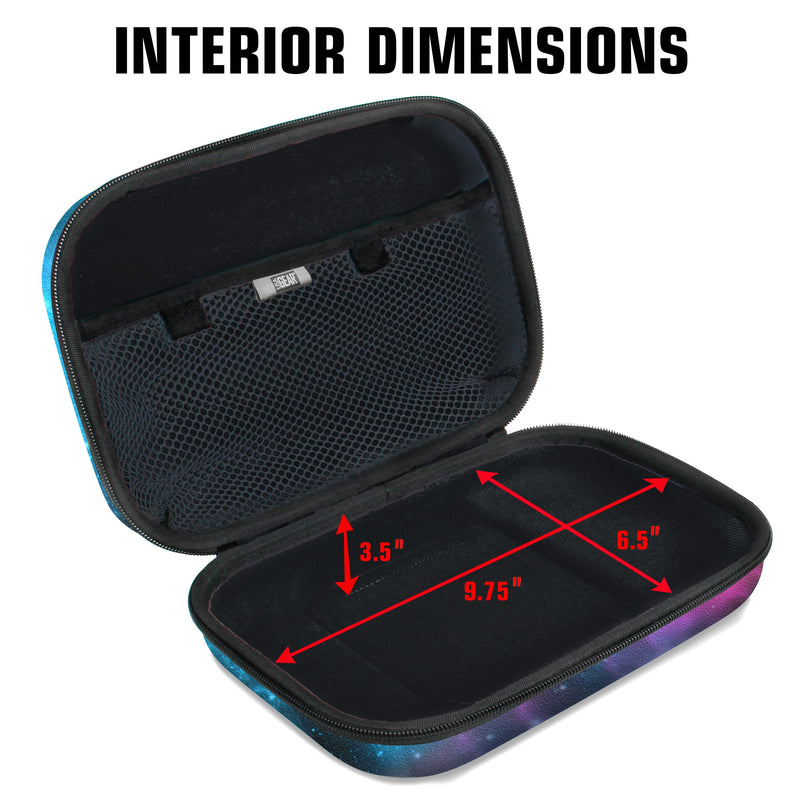 [Australia - AusPower] - USA Gear 3D Printing Pen Hard Case Compatible with 3D Doodler Pen, Scrib3d 3D Pen, Mynt3d Super 3d Pen, PIKA3D, and more 3D Pen - Storage Case for 3D Print Pen PLA Filament, Charging Cable (Galaxy) Galaxy 