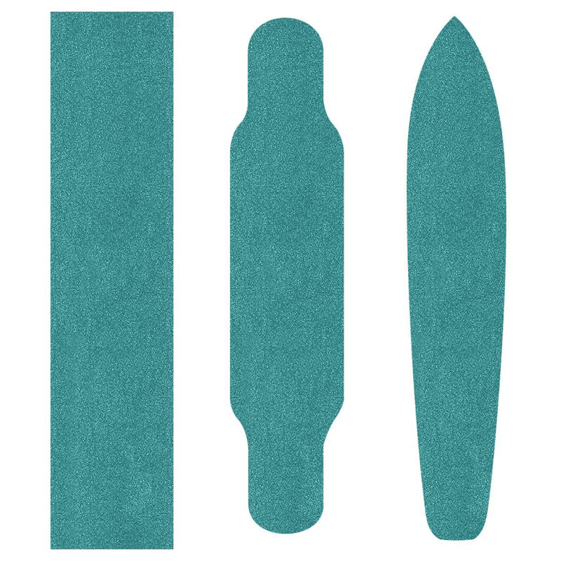 Plain Dark Teal Green Solid Color Skateboard Grip Tape 44x10 Inch Anti-Slip Waterproof Sandpaper Griptape Sheet Sticker for Longboard, Scooter, and Rollerboard Deck 44.1x10.1 Inch