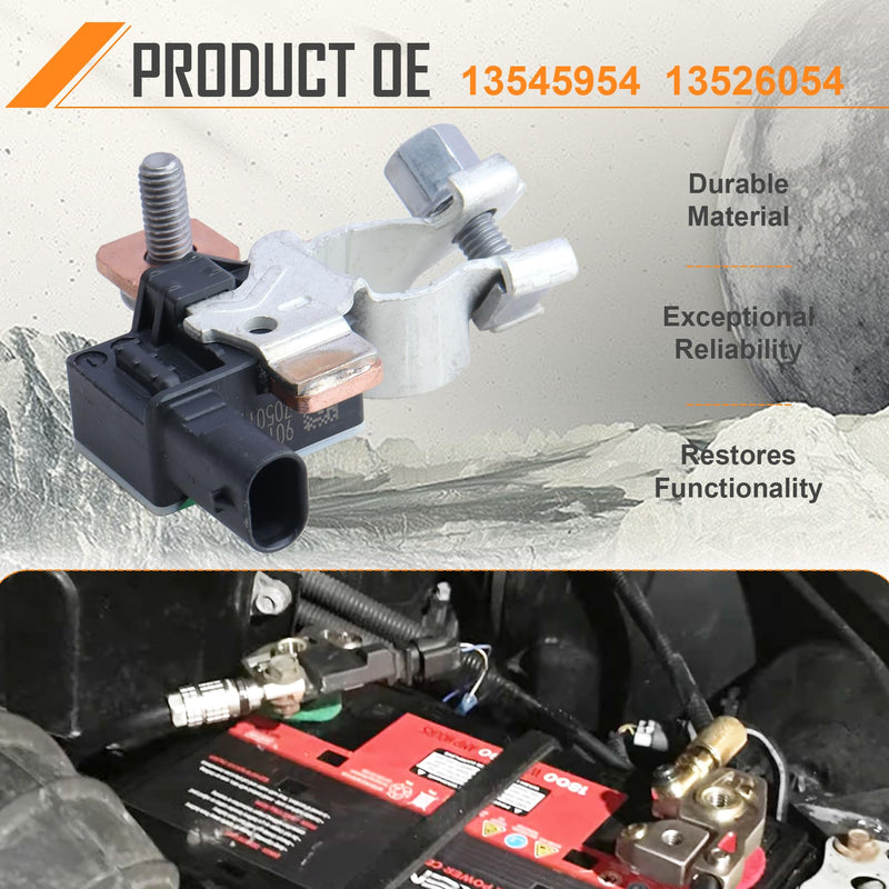 Battery Monitor Sensor Module fit for 2016-2023 GMC Acadia, Buick Encore Enclave Envision, Chevrolet Traverse Malibu Blazer Cruze Trax, Cadillac XT4 XT5 XT6, 13545954 13526054