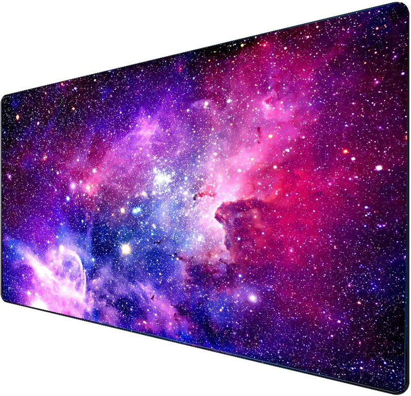 [Australia - AusPower] - Galdas Gaming Mouse Pad XXL XL Large Mouse Pad Long Extended Big Mousepad Non-Slip Rubber Keyboard Mouse Pad with Stitched Edges for Laptop Home Office (31.5x11.8x0.12 Inch) … (Outer Space) Outer Space 