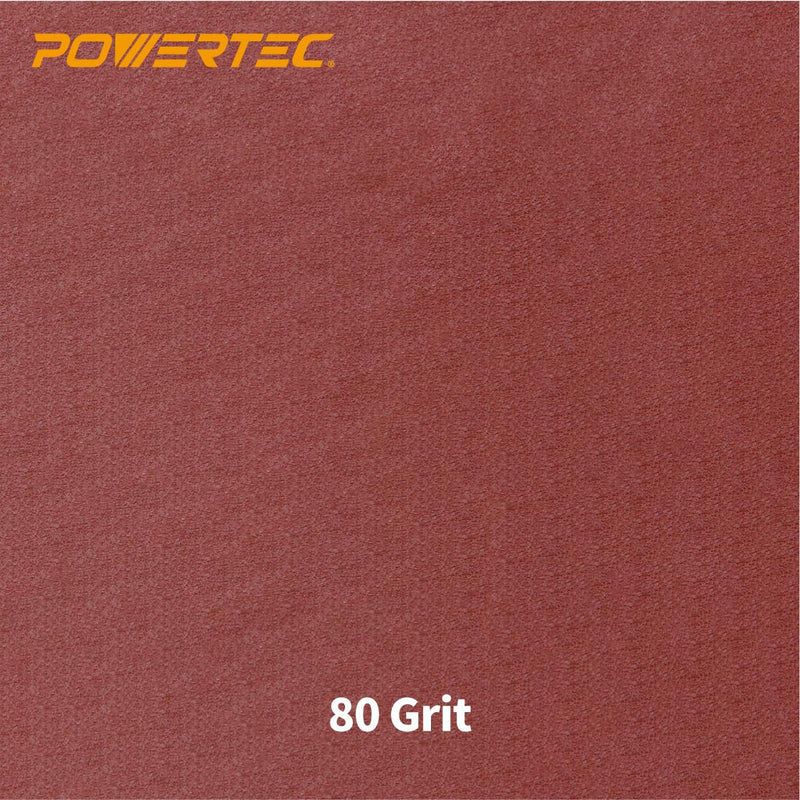 [Australia - AusPower] - POWERTEC 11204 4.5" Sanding Sleeves for Spindle Sander | 80 Grit | Aluminum Oxide Sandpaper Sanding Sleeves 4-1/2” Long in 6 Diameters 1/2”, 3/4”, 1”, 1-1/2”, 2” and 3” – 6 Pk 