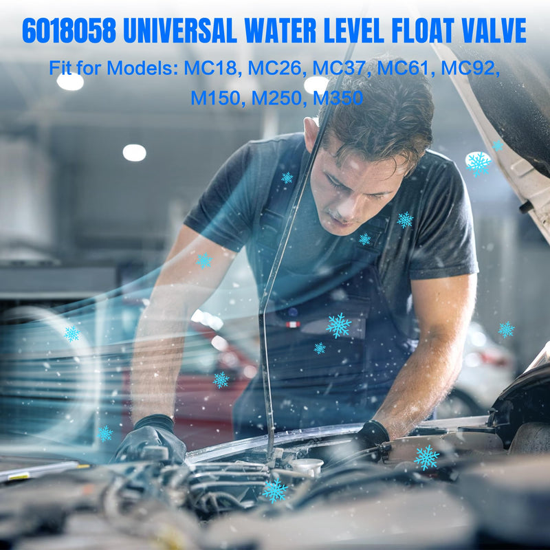 6018058 Cooler Float Vavle with Brass Adapter, Swamp Coolers Part Fit for Models: MC18, MC26, MC37, MC61, MC92, M150, M250, M350