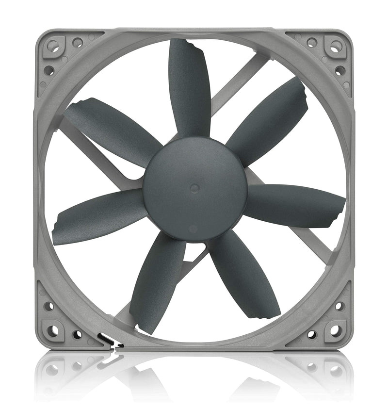 Noctua NF-S12B redux-1200, High Performance Cooling Fan, 3-Pin, 1200 RPM (120mm, Grey) (Pack of 2) 120x120x25 mm (Pack of 2)