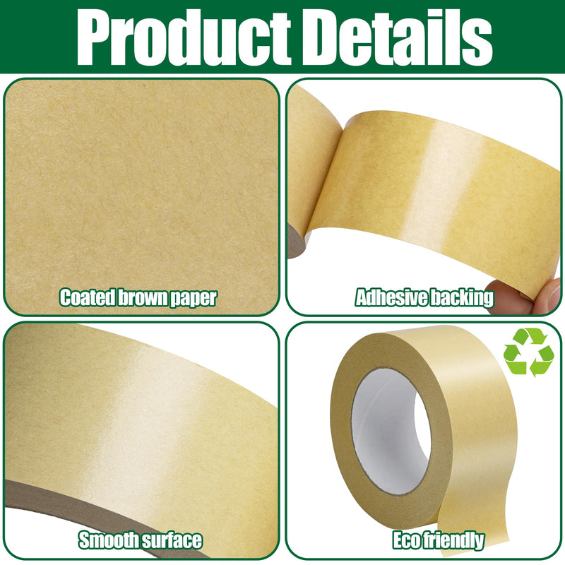 DECOHS 165 Ft x 2 Inch Tree Insect Barrier Tape, Cicada Tree Wrap Protection Tape, Adhesive Crawling Insect Tree Tape for Protecting Fruit Trees Plants Outdoor Lawn Garden