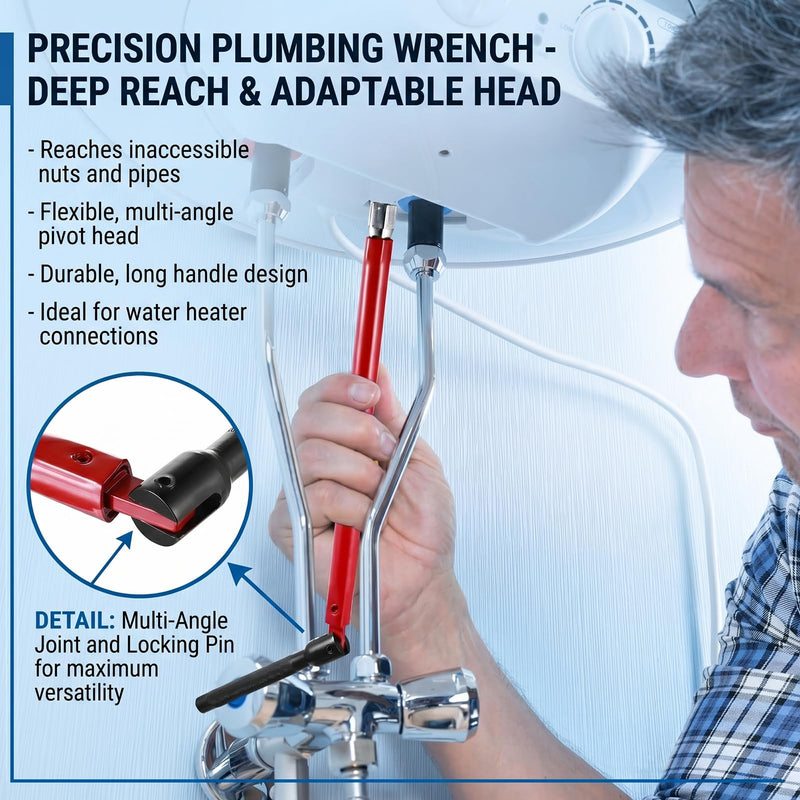 Basin Spanner Tap Wrench 8-13 mm Tap Wrench Tap Key Universal Tool Sink Key for Bathroom Sink Fittings Sanitary Installations