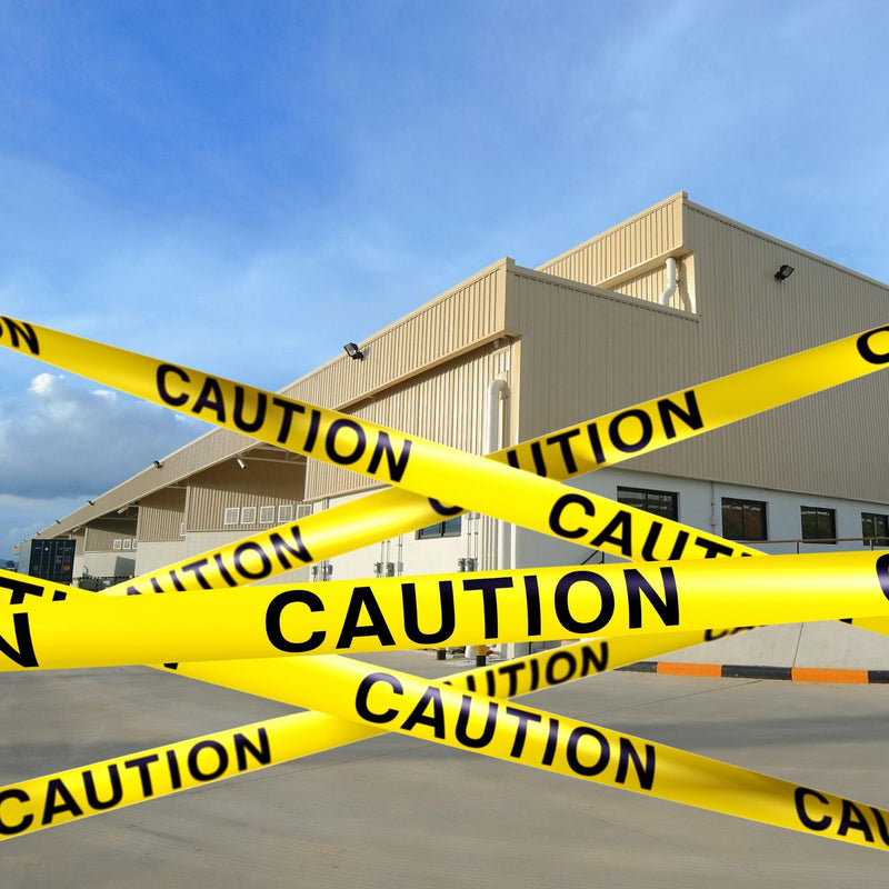 Performore High-Visibility Yellow Safety Barricade Tape Roll 3" x 300Ft Tear-Resistant Non-Adhesive Caution Strip Waterproof Hazard Marker for Construction or Crime Scene Zones 300 ft.(1-pack)
