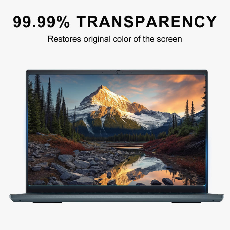[Australia - AusPower] - 2Pack 15.6" Universal Laptop Screen Protector Tempered Glass Compatible with HP/Dell/Acer/ASUS/Samsung/Lenovo/MSI/Toshiba/LG/Razer Blade 16:9 Aspect Ratio Screen, Bubble Free,Anti Scratch Ultra-Clear Tempered Glass Film 